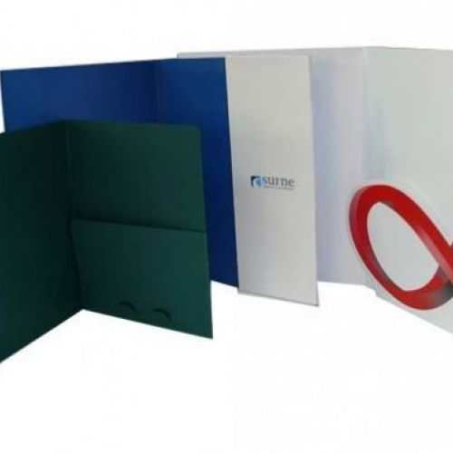 Carpeta con solapas